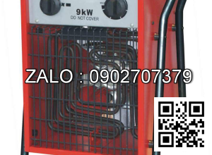 QUẠT SẤY GIÓ NÓNG BẰNG ĐIỆN TRỞ 9KW DẠNG VUÔNG