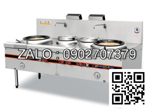 Bếp á 2 họng 2 nồi súp (có quạt thổi) Kingbetter SSSS-001