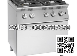 Bếp Âu 4 họng dùng gas có lò nướng dùng gas Giorik CG740F