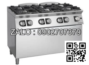 Bếp Âu 6 họng dùng gas có lò nướng lớn dùng gas Giorik ECG760H