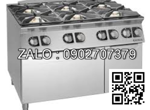 Bếp Âu 6 họng dùng gas có lò nướng dùng điện Giorik CG760E