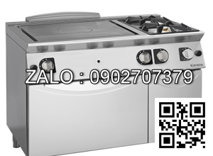 Bếp Âu 4 họng kèm mặt nấu phẳng dùng gas Giorik TG76FTC