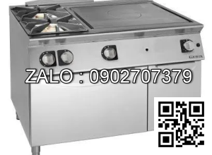 Bếp Âu 2 họng kèm mặt nấu phẳng dùng gas Giorik TG76FTL