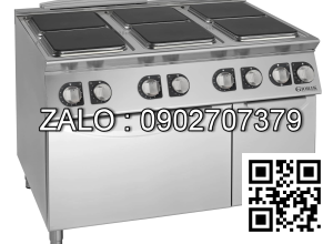 Bếp Âu 6 họng mặt vuông dùng điện Giorik CE76QE