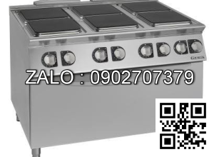 Bếp Âu 6 họng mặt vuông dùng điện Giorik CE76QH
