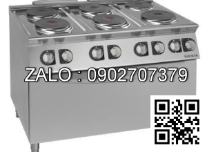 Bếp Âu 6 họng mặt tròn dùng điện Giorik CE76TH