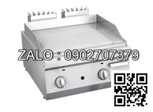 Bếp chiên nửa phẳng nửa nhám dùng gas line 600 ATA K6GFR10TT