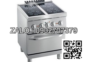 Bếp điện từ 4 họng có lò nướng Line 600 ATA K6EVC10FF