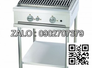 Bếp nướng than đá 2 họng có chân đứng MSM 24-CBS