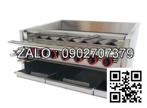 Bếp gas 6 hộc kèm lò nướng điện Wailaan WGF6-6