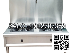 Bếp Á Okasu 2 Họng 1 Vòi Nước BA-2H1V