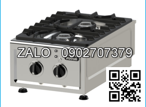 Bếp Âu 2 họng dùng gas để bàn Nayati NGOB 4-60 AM