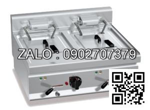 Bếp chiên nhúng đôi Berto's E7F10+8B