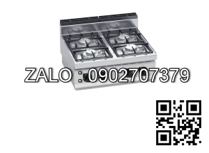 Bếp âu 4 họng đốt dùng Gar Bertos G7F4BPW