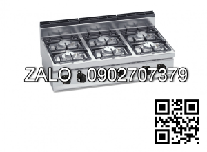 Bếp âu 6 họng dùng gas Berto's G7F6BPW
