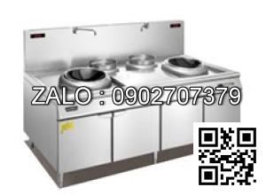 Bếp Á 2 họng điện từ 2 nồi hâm Kainox EIKR2B2P-L