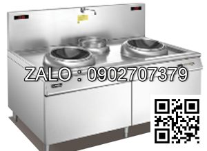 Bếp Á 2 họng điện từ 1 nồi hâm Kainox EIKR2B1P-L