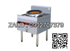 Bếp Á 2 họng gar 1 nồi hâm có quạt thổi Kainox GKR2B1P-BM