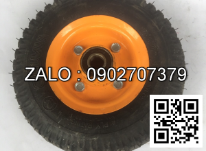 Bánh xe đẩy HB75 PU nhựa quay Ø75x25 mm