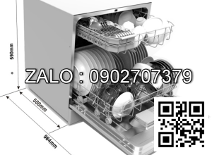 MÁY RỬA CHÉN ROSIERES 13 BỘ RF3E7DX-04