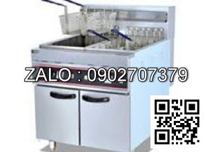 Bếp chiên nhúng dùng điện 2 hố 4 rổ 56L DF-26-2