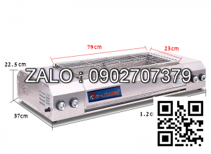 BẾP NƯỚNG BBQ KHÔNG KHÓI 2 HỌNG GA AK102
