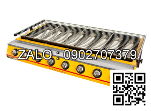 BẾP NƯỚNG GA BBQ 6 HỌNG NƯỚNG HẢI SẢN