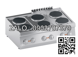 BẾP ÂU ĐIỆN 6 HỌNG CHIỀU RỘNG 600 ATA K6ECU15TT