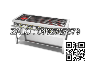 Bếp ga 1500mm/ 1 họng to 8 họng nhỏ