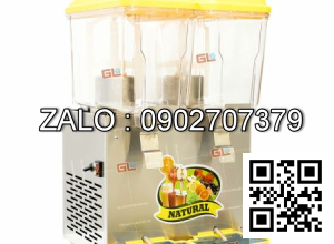 Máy làm lạnh nước trái cây 2 ngăn dạng phun