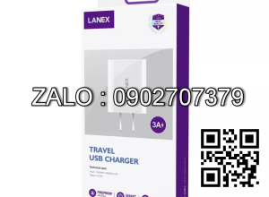 Cóc Sạc Nhanh 1 Cổng Usb 3.0A Lanex LCT N02A