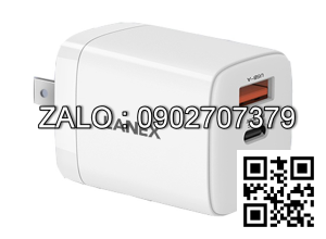 Cóc Sạc Nhanh 1 Cổng Usb QC 3.0 Lanex LC01