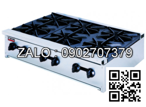 Bếp âu 6 họng dùng gas GHP-26