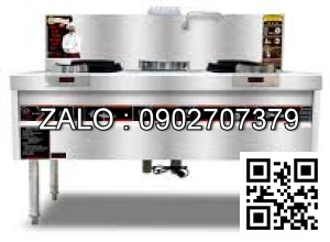 Bếp Á đôi họng đất 2000mm (có quạt thổi)