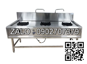 Bếp á Okasu Kiềng Gang 3 họng