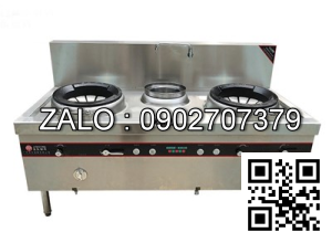 Bếp á Okasu họng đất 2 họng 1 bầu nước (loại dài 1.5m)