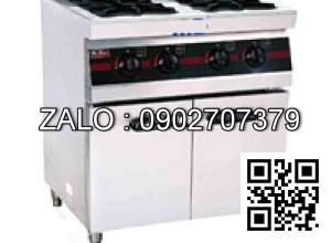 Bếp Âu 4 đầu đốt dùng Gas (Kèm Cabinet) Okasu OKS-GS8