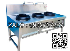 Bếp Á công nghiệp 3 họng Okasu OKS-7B