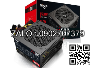 Nguồn Aigo VK550 500W Chính Hãng (4+4pin, 6+2pin, Dây Dài, Kèm Dây Nguồn)