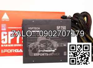Nguồn VSPTECH SP750 IFORGAME (Chuẩn 80 Plus Silver)