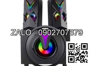 Loa 2.1 AAP E009 Led Chính Hãng (AUX, Bluetooth, USB, Thẻ Nhớ, FM, Remote)