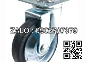 Bánh xe đẩy FSR200 cao su tĩnh Ø200x36/38 mm