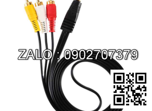 Dây 1 Đầu Jack 3.5 --> AV (Tivibox)
