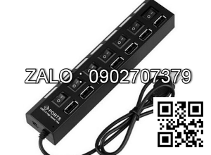 Hub USB 7 Porrt Hình Ổ Điện Có Công Tắc