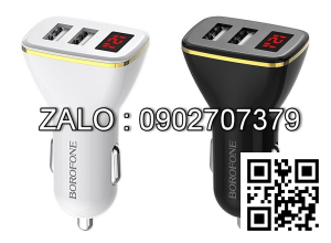 Cóc Sạc Xe Hơi Borofone BZ11 - 2 Cổng Usb