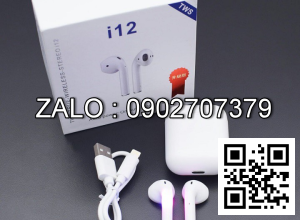 Tai Nghe Điện Thoại Bluetooth I12 Airpods (2 Tai)