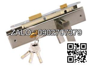 Khóa cửa tay gạt INOX NK191L dài 260mm , rộng 53mm, chiều dài tay gạt 125mm