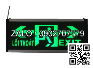 Đèn Exit 2 mặt Pexf23SC-G2-P3 Paragon - Lối thoát - Có tem PCCC