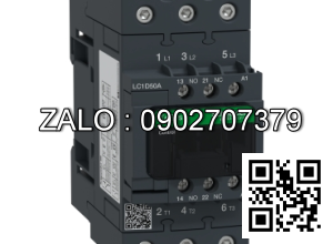 Contactor Schneider LC1D50AB7 50A 1NO+1NC 22kW 24VAC
