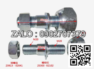 bulong bánh xe nâng M20xL84 25303-02102,F31A3-02021